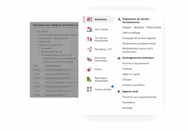Bibliothèque de prix BatiChiffrage pour logiciel devis et factures BTP