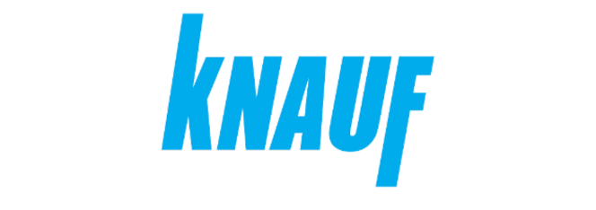 Logo Knauf, fabricant de matériaux de construction référencé dans BatiChiffrage