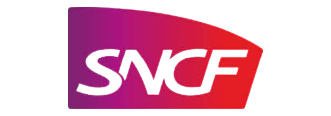 Logo SNCF, client grand compte BatiChiffrage
